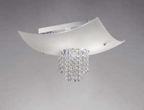 Nyla Crystal Ceiling Lights Diyas Ringed & Square Crystal Fittings Nyla Crystal Ceiling Lights Diyas Ringed & Square Crystal Fittings
